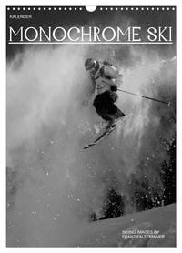 Produktbild: Monochrome Ski (Wandkalender 2027 DIN A3 hoch), CALVENDO Monatskalender