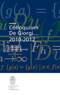 Produktbild: Colloquium De Giorgi 2010-2012