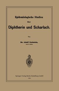 Produktbild: Epidemiologische Studien &uuml;ber Diphtherie und Scharlach
