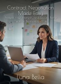 Produktbild: Contract Negotiation Made Easy: Protect Your Interests and Secure Better Deals in Business and Life
