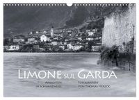 Produktbild: Limone sul Garda schwarzwei&szlig; (Wandkalender 2026 DIN A3 quer), CALVENDO Monatskalender