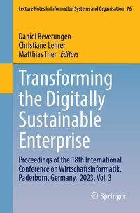 Produktbild: Transforming the Digitally Sustainable Enterprise