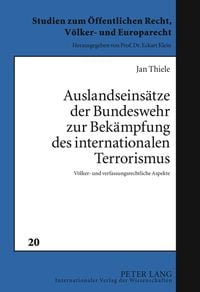 Produktbild: Auslandseinsaetze der Bundeswehr zur Bekaempfung des internationalen Terrorismus
