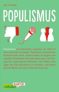 Produktbild: Populismus (Carlsen Klartext)