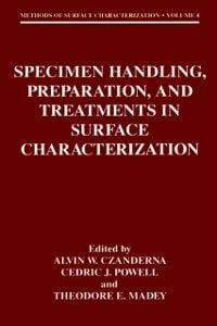 Produktbild: Specimen Handling, Preparation, and Treatments in Surface Characterization
