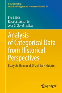 Produktbild: Analysis of Categorical Data from Historical Perspectives
