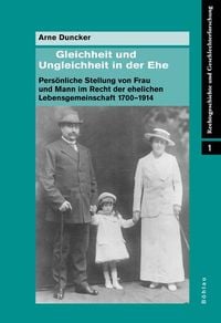 Produktbild: Gleichheit und Ungleichheit in der Ehe
