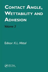 Produktbild: Contact Angle, Wettability and Adhesion, Volume 3