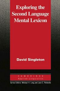 Produktbild: Exploring the Second Language Mental Lexicon