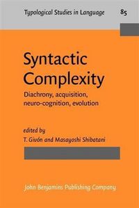 Produktbild: Syntactic Complexity
