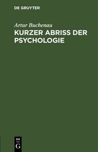 Produktbild: Kurzer Abri&szlig; der Psychologie