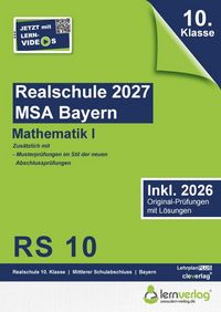 Produktbild: Original-Pr&uuml;fungen Realschule Bayern 2027 Mathematik I