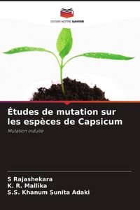 Produktbild: &Eacute;tudes de mutation sur les esp&egrave;ces de Capsicum