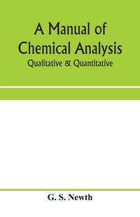 Produktbild: A manual of chemical analysis