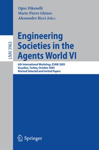 Produktbild: Engineering Societies in the Agents World VI