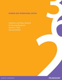 Produktbild: Statistics and Data Analysis for Nursing Research