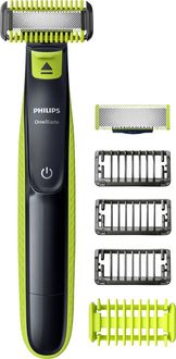 Bild vom Artikel Philips OneBlade Rasierer, Bartschneider, Körperhaartrimmer abwaschbar Hellgrün, Dunkelgrau vom Autor 