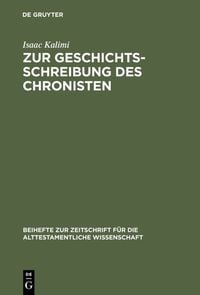 Produktbild: Zur Geschichtsschreibung des Chronisten
