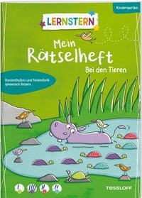 Produktbild: LERNSTERN. Mein R&auml;tselheft Kindergarten. Bei den Tieren