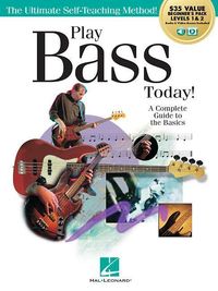 Produktbild: Play Bass Today! All-In-One Beginner's Pack Includes Book 1, Book 2, Online Audio & Video