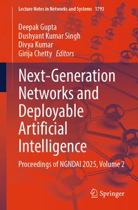 Produktbild: Next-Generation Networks and Deployable Artificial Intelligence