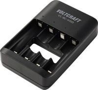 Produktbild: VOLTCRAFT VC-BC-4100 Rundzellen-Ladeger&auml;t NiMH, NiZn, LiIon Mignon (AA), Micro (AAA)