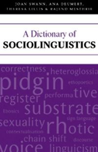 Produktbild: Swann, J: Dictionary of Sociolinguistics