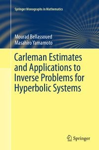 Produktbild: Carleman Estimates and Applications to Inverse Problems for Hyperbolic Systems
