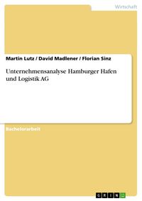 Produktbild: Unternehmensanalyse Hamburger Hafen und Logistik AG