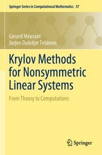 Produktbild: Krylov Methods for Nonsymmetric Linear Systems