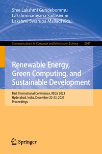 Produktbild: Renewable Energy, Green Computing, and Sustainable Development