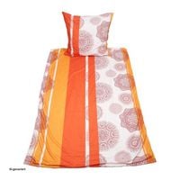 Produktbild: HTI-Living Bettw&auml;sche 2-teiliges Set 135 x 200 Orange Rot