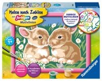 Produktbild: CreArt, Malen nach Zahlen Kinder - Niedliche H&auml;schen