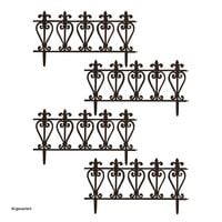 Produktbild: HTI-Living HTI-Living Zierzaun Ornament 4-teilig Nessa HTI-Living Zierzaun Ornament 4-teilig Nessa