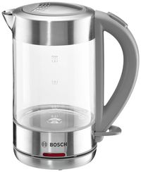 Bild vom Artikel Bosch Haushalt TWK7090B Wasserkocher schnurlos Edelstahl, Glas, Grau (matt) vom Autor 