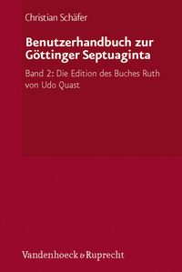 Produktbild: Benutzerhandbuch zur G&ouml;ttinger Septuaginta