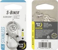 Produktbild: NITE Ize NI-LSB2-11-R3 Karabiner SideLock S-Biner 2 50mm x 22mm x 8mm 1St.