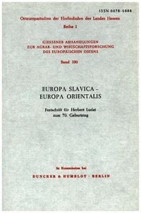 Produktbild: Europa slavica - Europa orientalis