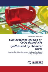 Produktbild: Luminescence studies of CeO2 doped NPs synthesized by chemical route