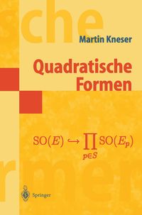 Bild vom Artikel Quadratische Formen vom Autor Martin Kneser