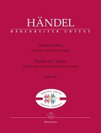 Bild vom Artikel Sonate für Flöte und Basso continuo C-Dur (HWV 365) vom Autor Georg Friedrich Händel