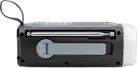 Produktbild: TechniSat Akku-Radio FM AUX, Bluetooth&reg;, Notfallradio, UKW, USB Handkurbel, Powerbank-Funktion, Solarpanel, Taschenlampe, wiederaufladbar Schwarz