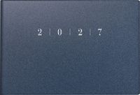 Produktbild: rido/id&eacute; 7017563307 Taschenkalender Mod. Septimus 2027 A6 quer, Kunststoff, blau