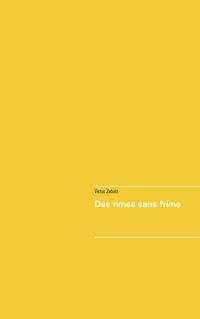 Produktbild: Des rimes sans frimes