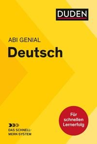 Produktbild: Abi genial Deutsch: Das Schnell-Merk-System