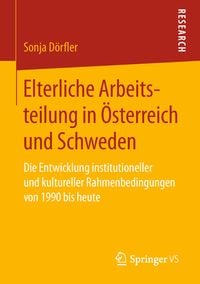 Produktbild: Elterliche Arbeitsteilung in &Ouml;sterreich und Schweden