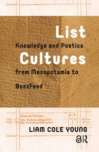 Produktbild: Young, L: List Cultures