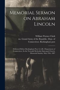 Produktbild: Memorial Sermon on Abraham Lincoln