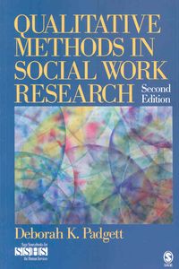Produktbild: Padgett, D: Qualitative Methods in Social Work Research