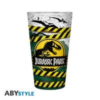 Produktbild: JURASSIC PARK - Large Glass - -Danger High Voltage -